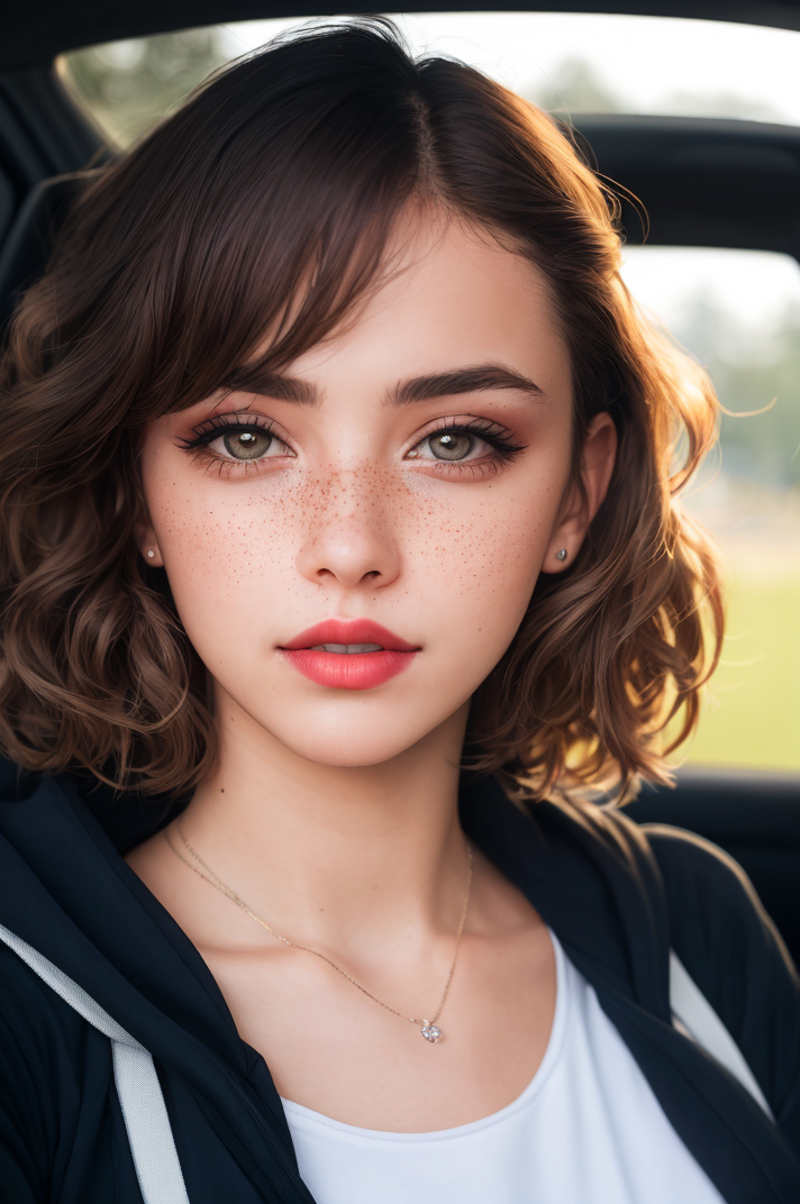 3978524917-161436149-RAW photo, a 22-year-old-girl, upper body, selfie in a car, blue hoodie, (raecmbr-2650_0.9), (r4ec4mbr4_0.95), (1girl), (realist.png